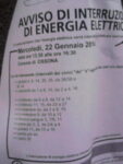 Ossona, mercoledì niente energia elettrica