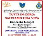 concerto Gospel per l'associazione Tutti per Fabio