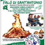 il falò della Lega Nord Parabiago