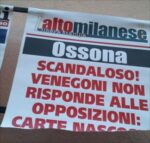 la locandina e il sindaco di ossona