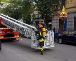 Incendio dei camini. Tetti che bollono