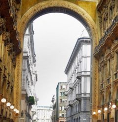 Incendio in galleria Vittorio Emanuele