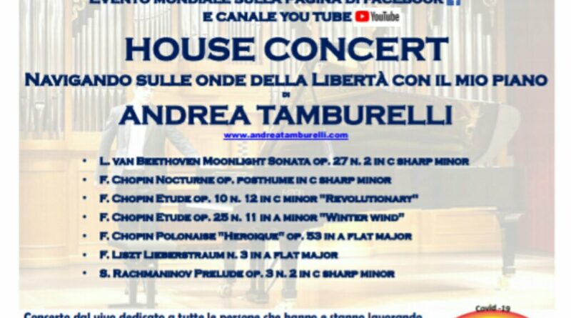 House concert del maestro Andrea Tamburelli