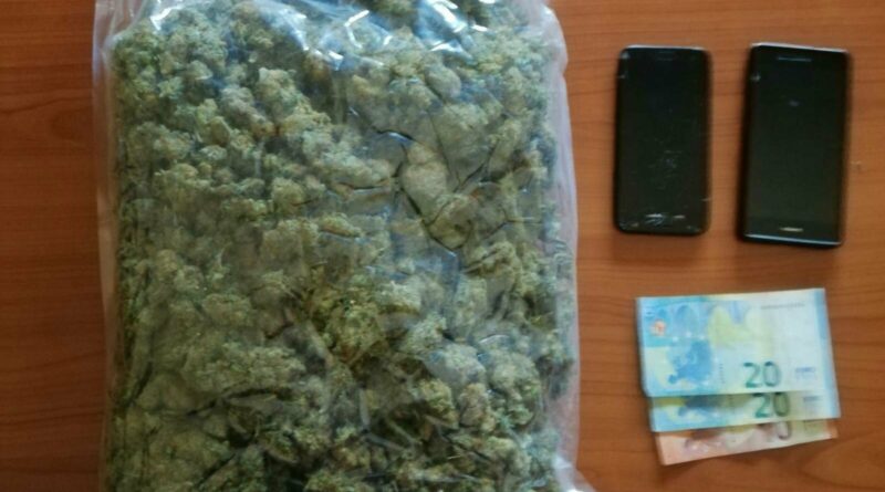 marijuana,ossona. Brasiliano arrestato Ossona con 1kg di marijuana - 08/05/2020