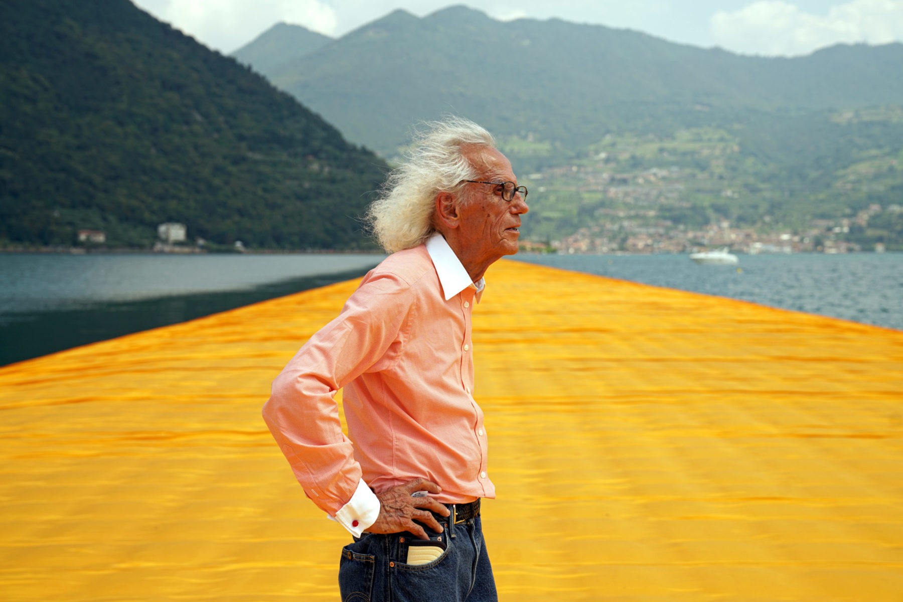 Christo, l’artista delle Floating Piers,