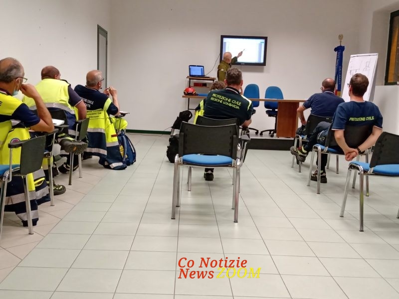 Corso caposquadra protezione civile. Tutti promossi