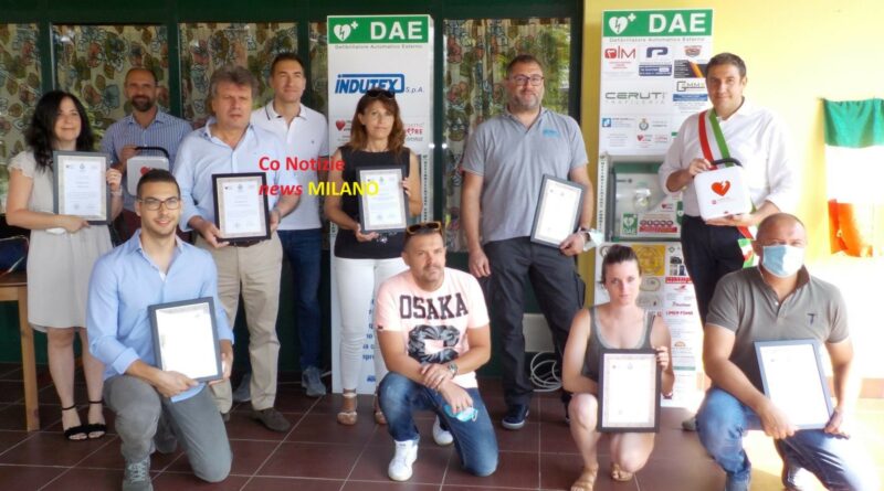 . Inaugurati 2 defibrillatori a Corbetta: nella sede del Comitato Pobbia e nella nuova farmacia comunale h24 - 16/07/2020