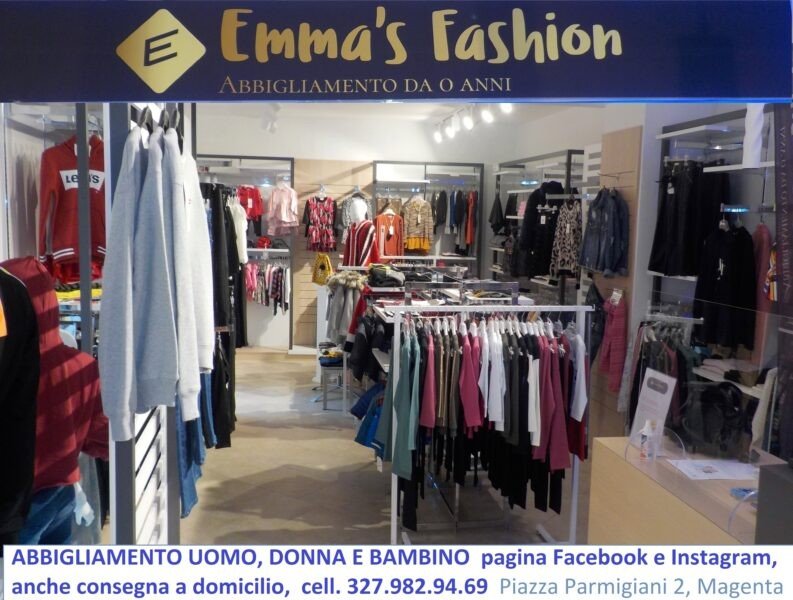 Emma’s Fashion a Magenta: capi bambino, uomo, donna firmati e casual.