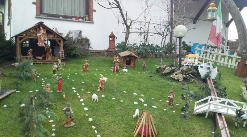 . Il giardino presepe automatizzato di Salvatore Giovinazzo. Bestazzo di Cisliano - 13/12/2020