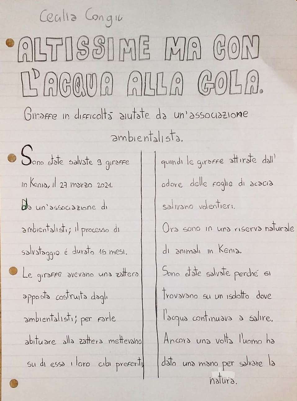 . Co Notizie alla primaria Aldo Moro per spiegare il giornalismo. Corbetta - 21/04/2021