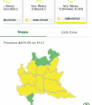 Temporali forti. Allerta per Seveso e Lambro