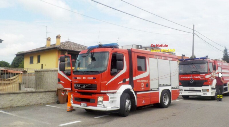 . Incendio a Fagnano Olona - 11/04/2022