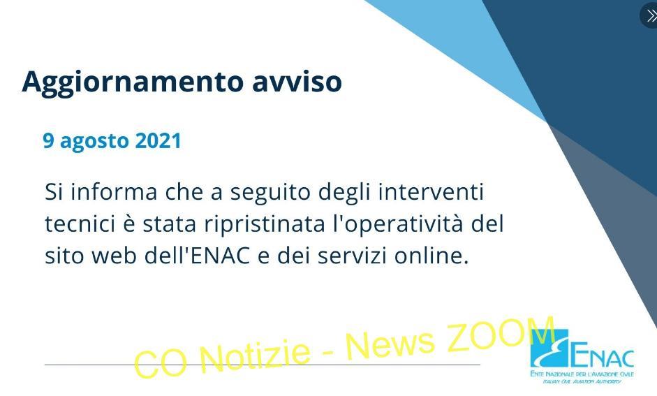 enac,hacker. Enac. Non erano gli hacker ma il fornitore di energia elettrica - 10/08/2021