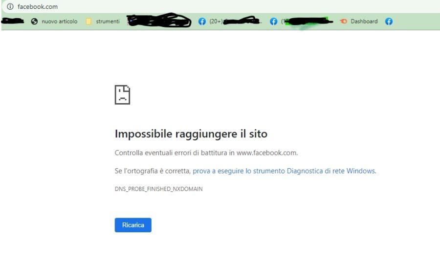 Facebook e whatsapp sono down il giorno delle elezioni in Italia. Ora mi aspetto che la gente impazzisca