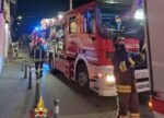 Incendio di un tetto a Villa Cortese