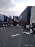 Incidente tra 2 bisonti della strada da Abbiategrasso