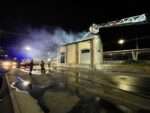 Incendio alla stazione ferroviaria di Castano Primo