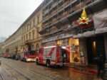 Incendio nel centro di Milano, in via Manzoni