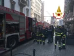 Incendio in Corso Garibaldi, a  Milano