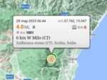 Terremoto in Sicilia. Magnitudo 4