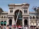 Galleria Vittorio Emanuele. Cancellato il tag scarabocchio. Vicina l’identificazione dei vandali