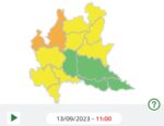 Temporali a Milano oggi, in allerta quasi tutta la Lombardia