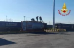 Emergenza allo scalo merci della stazione ferroviaria di Segrate: Sostanza tossica esce da un container in transito