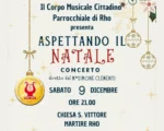 E’ tempo del tradizionale concerto del Corpo Musicale Cittadino Parrocchiale di Rho: “Aspettando il Natale”