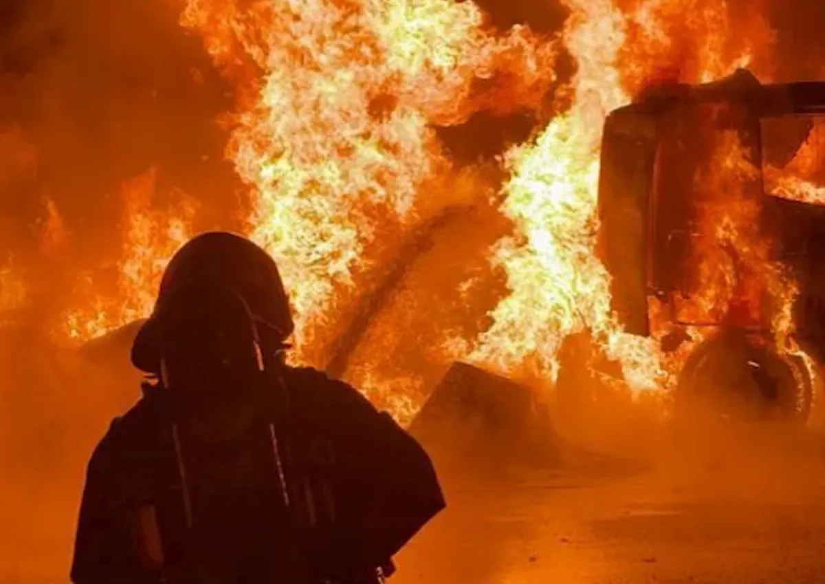 Saronno. Terrificante incendio in via Monti