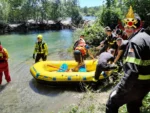 4 ragazzi di Vanzago salvati dai vigili del fuoco dal Ticino a Cuggiono