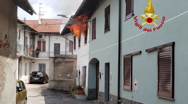 . Incendio a San Giorgio su Legnano - 03/06/2024