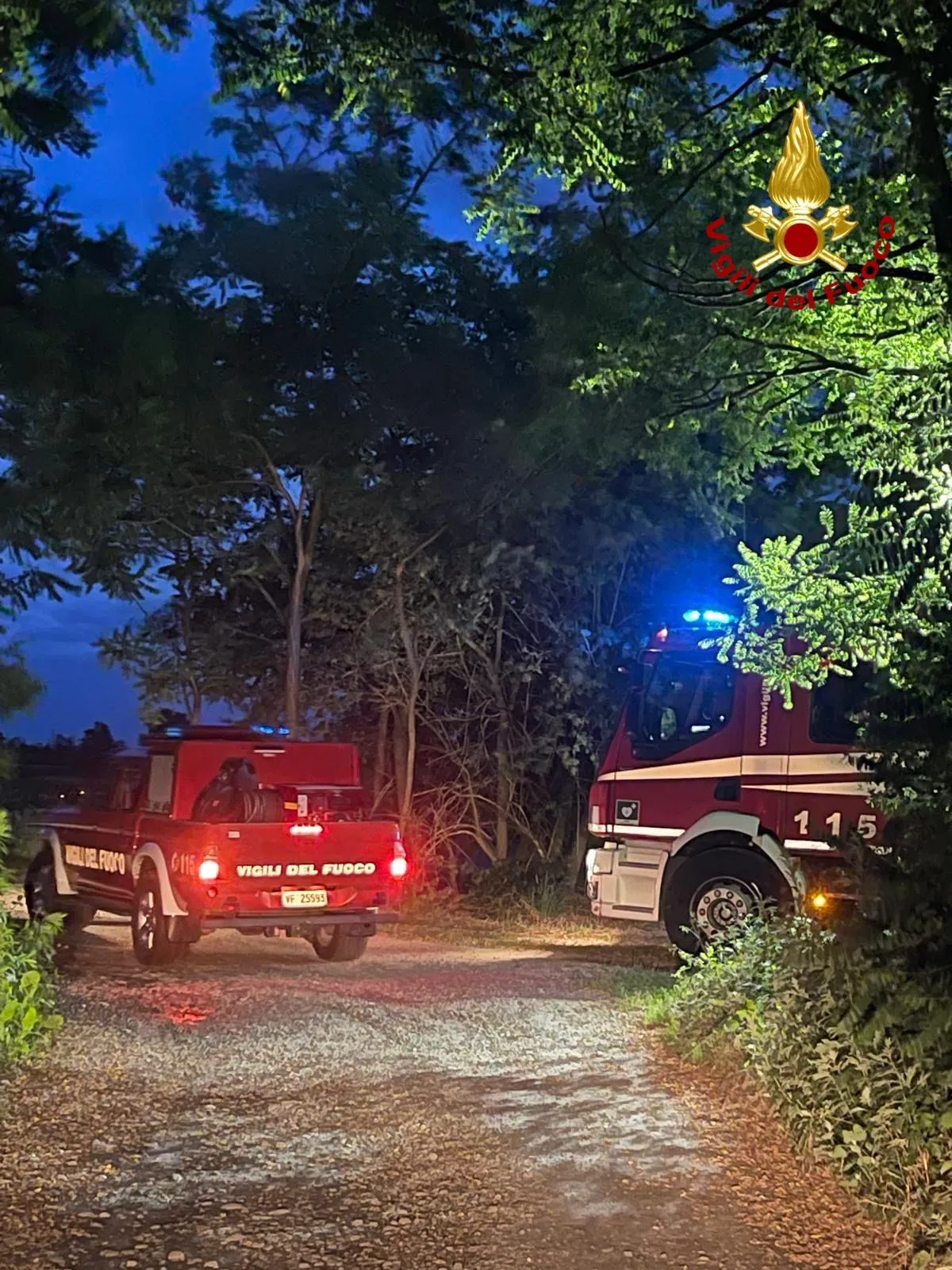 parco del ticino,disperso,vigili del fuoco. Si perde nel parco del Ticino. Salvato grazie alla geolocalizzazione dello smartphone - 23/06/2024