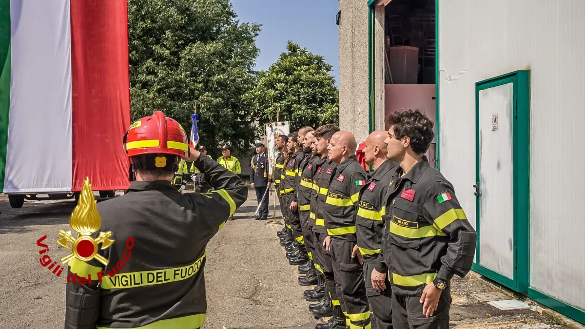 vigili del fuoco. Oggi l'inaugurazione del distaccamento dei vigili del fuoco volontari. Peschiera Borromeo ha il suo nuovo centro per le emergenze. - 26/07/2024