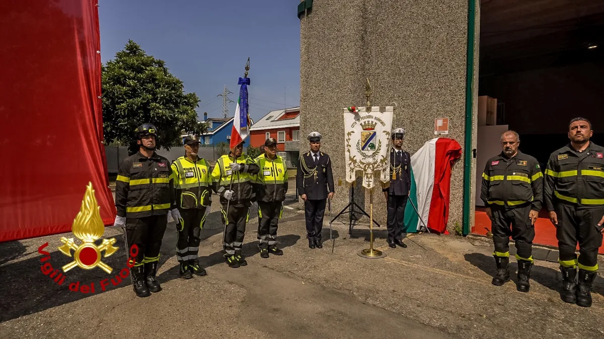 vigili del fuoco. Oggi l'inaugurazione del distaccamento dei vigili del fuoco volontari. Peschiera Borromeo ha il suo nuovo centro per le emergenze. - 26/07/2024