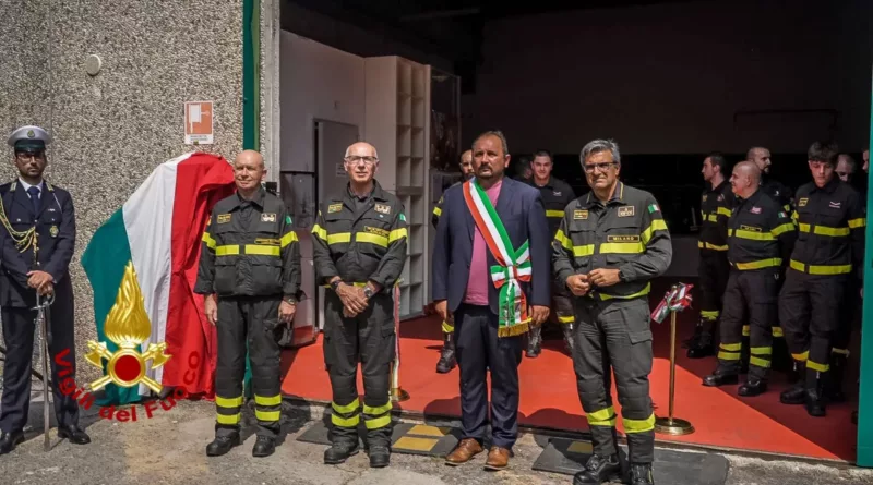 vigili del fuoco. Oggi l'inaugurazione del distaccamento dei vigili del fuoco volontari. Peschiera Borromeo ha il suo nuovo centro per le emergenze. - 26/07/2024