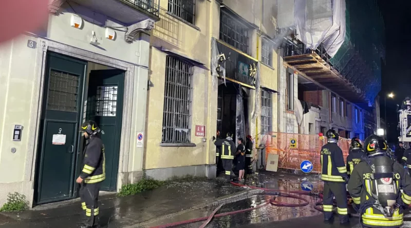 incendio. Incendio a Milano in un emporio cinese. 3 Giovani morti nella tragedia - 13/09/2024