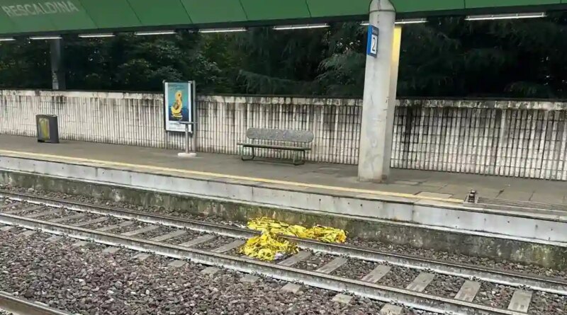 stazione ferroviaria di Rescaldina. incidente ferroviario