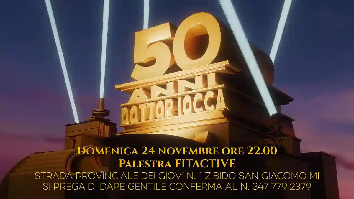 A Zibido San Giacomo il party esclusivo dell’anno: 50 candeline per il Dottor Gigi Iocca nella location più innovativa!