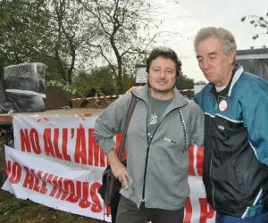 Bruno Antonini, Militante Lega Nord contro la Discarica di Amianto a Casorezzo