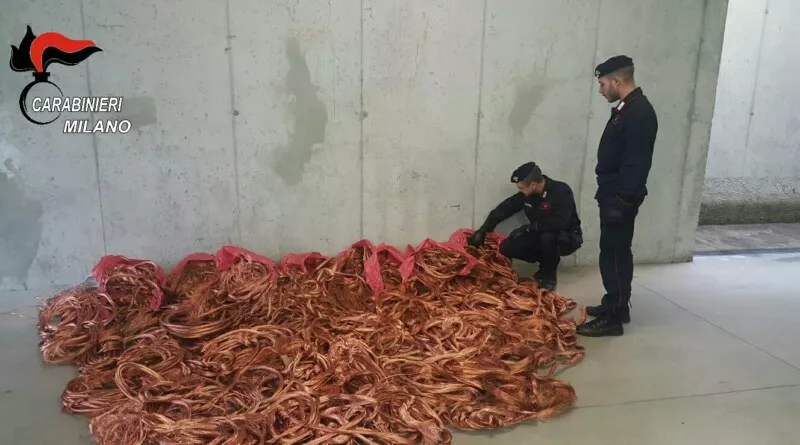 . Rame, oro rosso. 900 kg recuperati dai carabinieri - 12/05/2020